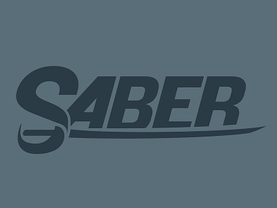 Saber Logo concept logo saber sword