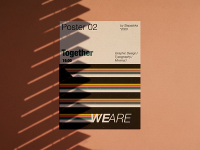 poster 'we are together'