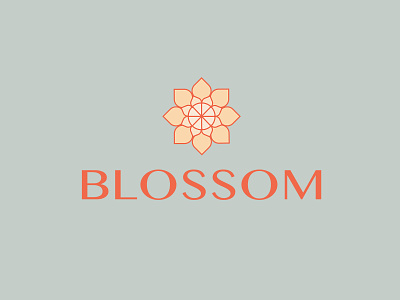 blossom blossom branding color design flower logo flower store flowershop graphicdesign illustration logo logotype typography vector