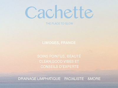 CACHETTE branding design graphicdesign logo poster typography