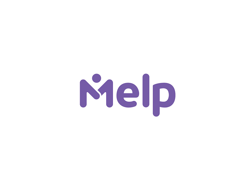 Logo for Melp branding flat flat studio flatstudio icon identity logo logotype love melp music
