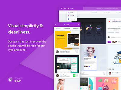 UpLabs - iOSup flat ios iosup material redesign ui uplabs ux