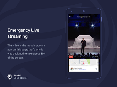 Emergency Live streaming