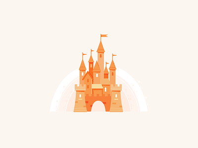Jili-bili Castle castle colours flat flatstudio illustration jili bili redesign vector