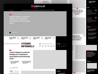 Wyborcza -  Wireframe 1