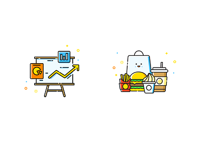 Foodberry App illustrations 2 android app flatstudio food foodberry illustrations ios ui ux
