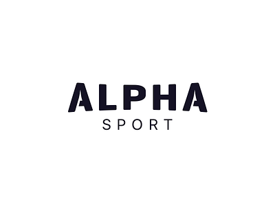 Branding: Alpha Sport alpha alpha sport branding logo redesign sport ui