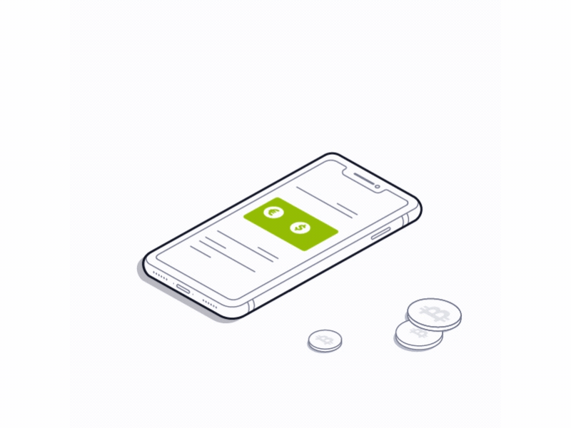 Animation: Online invoice crypto tour portugal onboarding novo banco new bank illustrations finance bank app сrypto mining