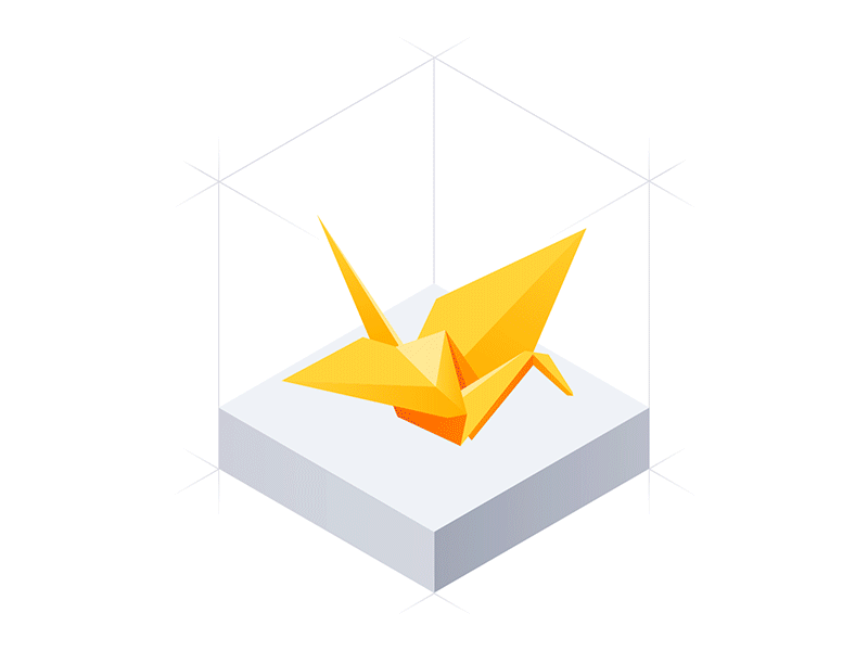 Flatstudio website: Isometric coloured icons design development flatstudio icons interface design isometric isometric icons maintence origami support tsuru