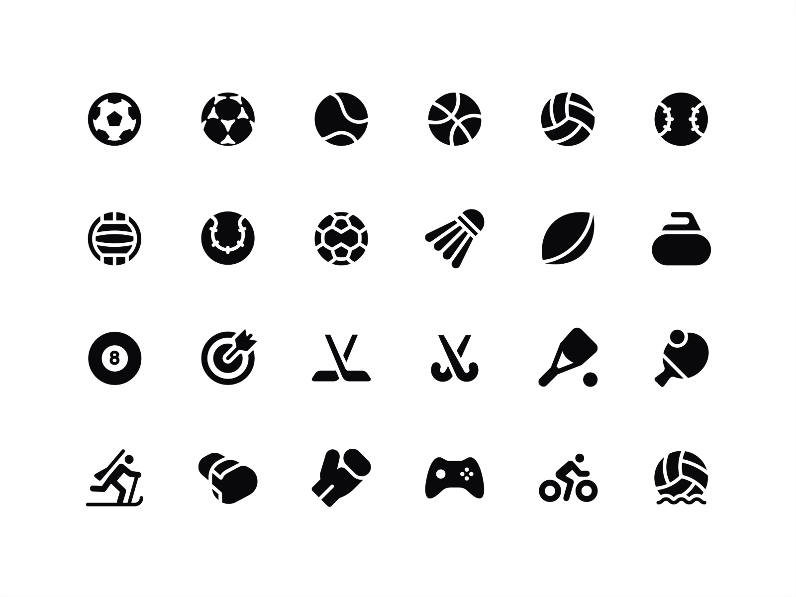 Basic Sports: Popular sports icons basic icons basketball e-games football hockey icon pack icons popular sports sport icons tennis