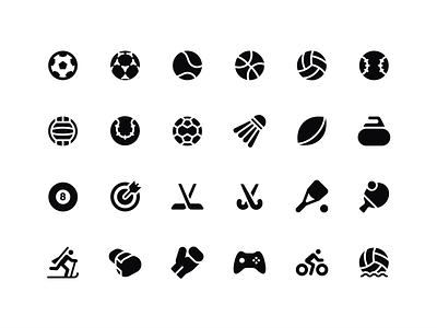 Basic Sports: Popular sports icons basic icons basketball e games football hockey icon pack icons popular sports sport icons tennis