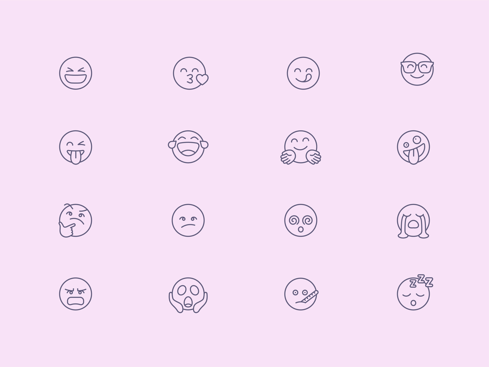 Tender Icons: Smileys buy icons crazy icons emoji emoji set flatstudio icons iconfinder icons icons pack icons set line icons smiles smiles icons