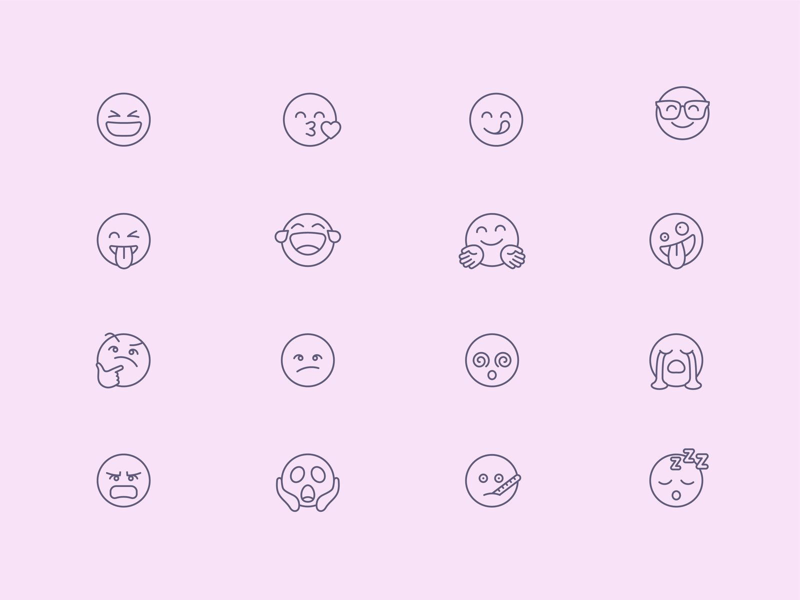 Tender Icons: Smileys buy icons crazy icons emoji emoji set flatstudio icons iconfinder icons icons pack icons set line icons smiles smiles icons