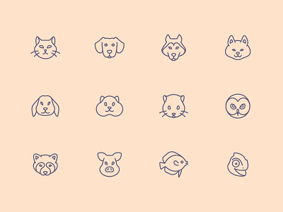 Free: Set of cat icons 
