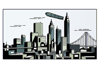 NYC architecture city cityscape design illustration illustrator minimalist skyline texture vector