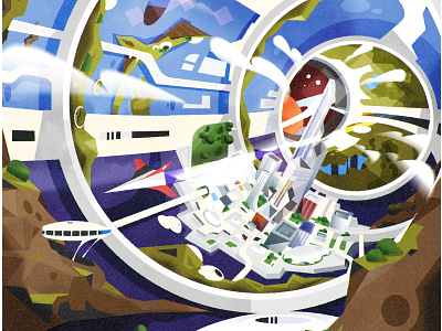 Houston - Space City by Made by Radio on Dribbble