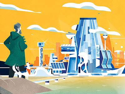 Future City: Electric Boogaloo city cityscape future futurism skyline vector