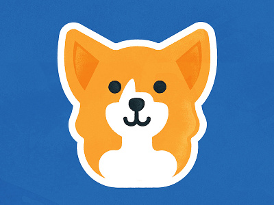 Corgi Sticker