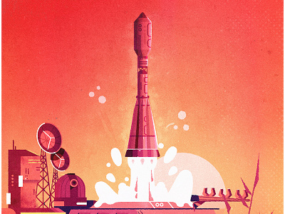 Soyuz awaaaaay!! rocket russia soviet soyuz space texture vector