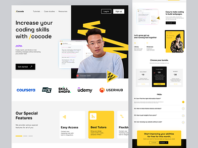 COCODE - Coding Learning Landing Page