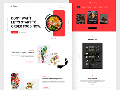 Eatsco - Restaurant Landing Page