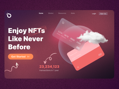 NFT website adobexd branding dailyui design illustration logo photoshop ui ux vector