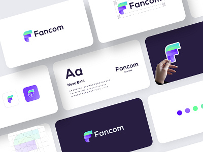 Fancom's Brand Guidelines brand guide brand guidelines brand identity brand identity design branding design digital agency logo logodesign typeface