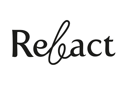 rebact branding logo vector