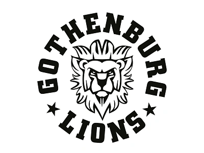 Gothenburg Lions branding logo sports logo vector