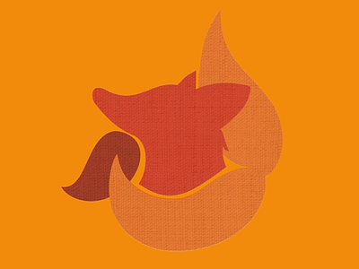 fox logo canvas design fox fox logo icon illustration logo logo design minimal texture vector