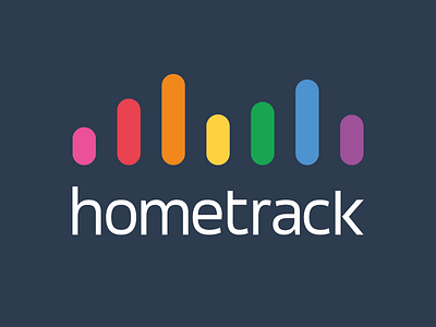 New logo and responsive website for Hometrack colours data logo