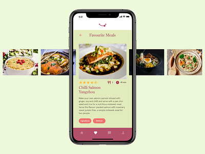 Prototype food app prototype ui design