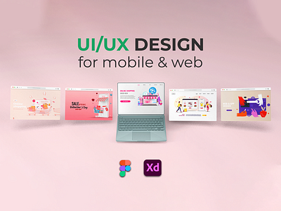 Design Mobile Apps UI or Website UI app design icon illustration logo typography ui ux