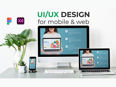 Design Mobile Apps UI or Website UI app branding design illustration logo typography ui ux
