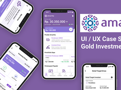 UI / UX Case Study — Amartha Gold Investment Feature