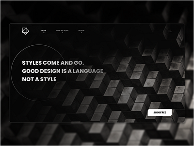 Design Website - Minimalist beginner blackandwhite design homepage minimalist ui