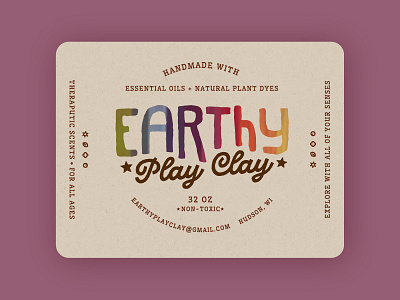 Earthy Play Clay
