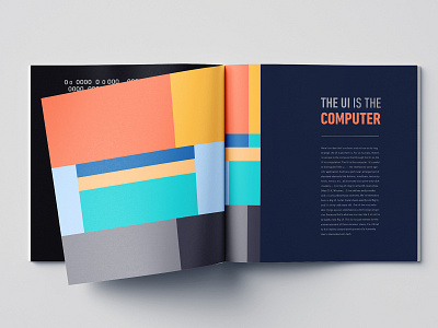 The ui is the Computer animation book book design books branding character clean colo palette color colorful culture book design identity illustration illustrator minimal type typography ui vector