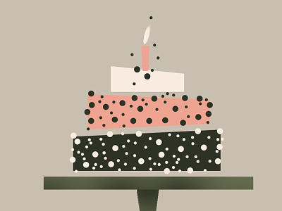 Happy Birthday to You! birthday birthday cake cake graphic habbybirthday illustration pastels table stuff