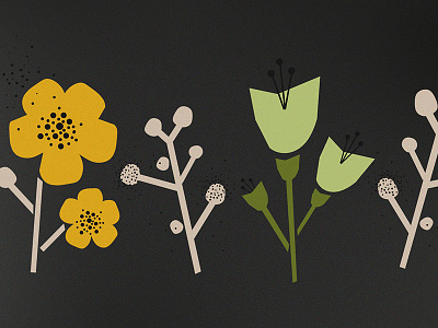 Blooming Time bloom blooming flowers graphic illustraton spring