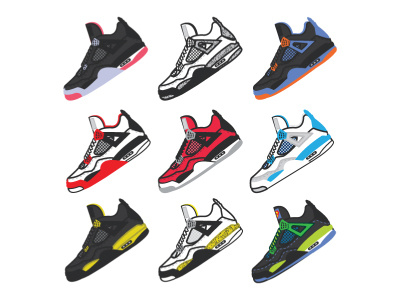 Jordan 4 Illustrations