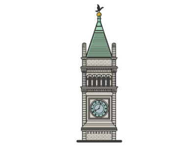 Lowell City Hall Clock-Tower