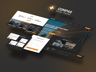 Compas - Solar Panel Landing Page branding brandingwebdesign companyprofilelandingpage companyprofilewebdesign compas electriclandingpage electricwebdesign graphic design landingpage solarpanel solarpanellandingpage solarpanelwebdesign solarpanelwebdesignidea uidesign webdesign website websitesolarpanel