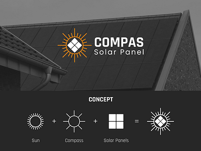 Logo Concept - Solar Panel Company Logo