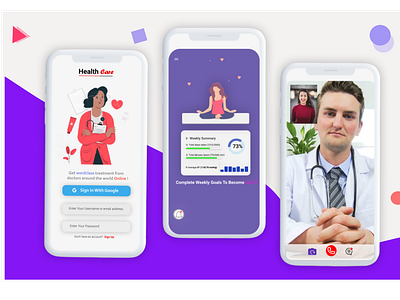 Healthcare App Ui design