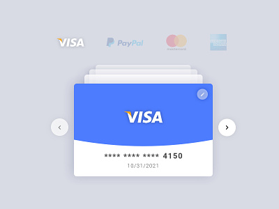 Payment Method application buttons cards creditcard features graphic itshansen material payment ui wallet