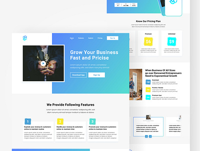 Landing Page Concept Exploration design ui uidesign uiuxdesign ux uxdesign uxresearch