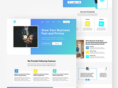 Landing Page Concept Exploration