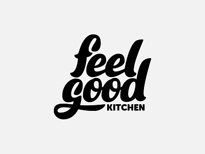 Feel Good Kitchen branding lettering