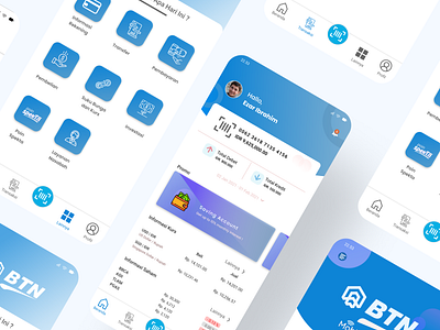 BTN Mobile Banking Design UI